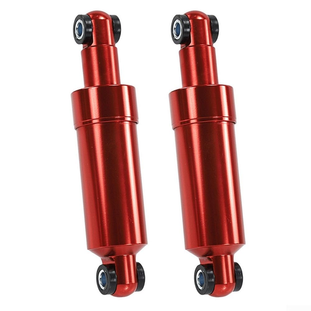 Oniissy 1 x 125 mm Scooter-Stoßdämpfer (5 Farben optional), hydraulische Stoßdämpfer Hinterräder (125 mm rot) von Oniissy
