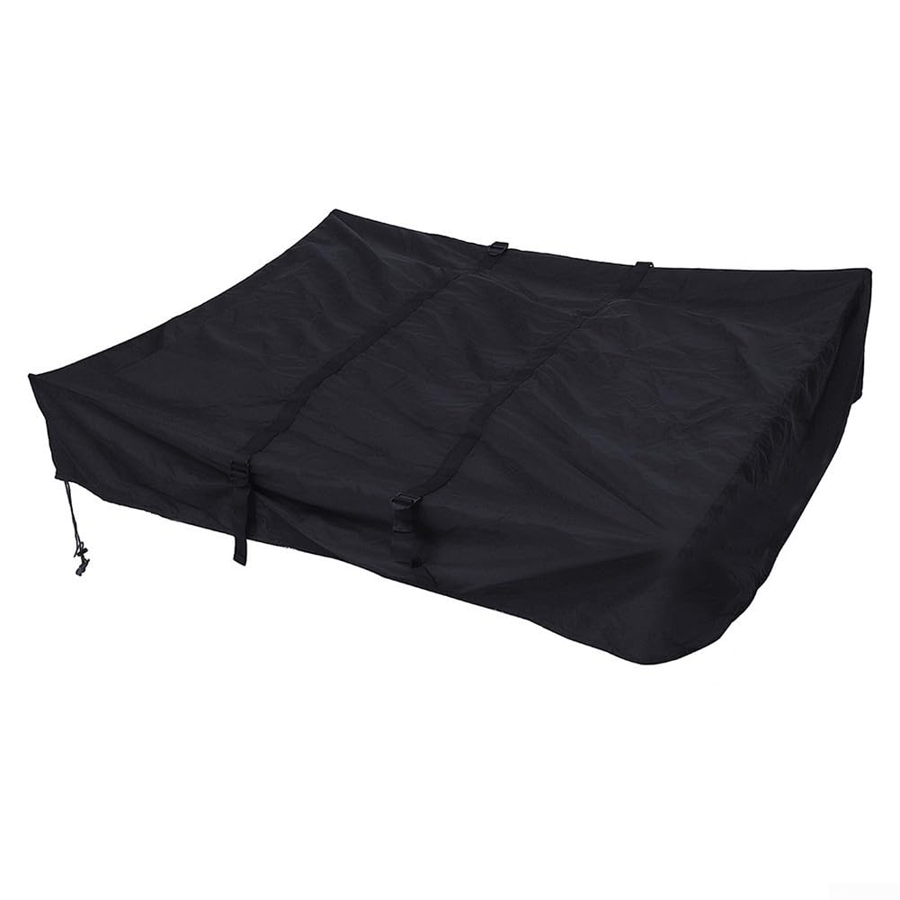 Oniissy Dachzeltabdeckung, Staubschutz, Autodachzeltabdeckung, Sonnenschutz, schwarz, schützende Dachabdeckung, Wohnmobil-Abdeckung, Dachschutz, schwarz, 143 x 120 x 28 cm (schwarz) von Oniissy