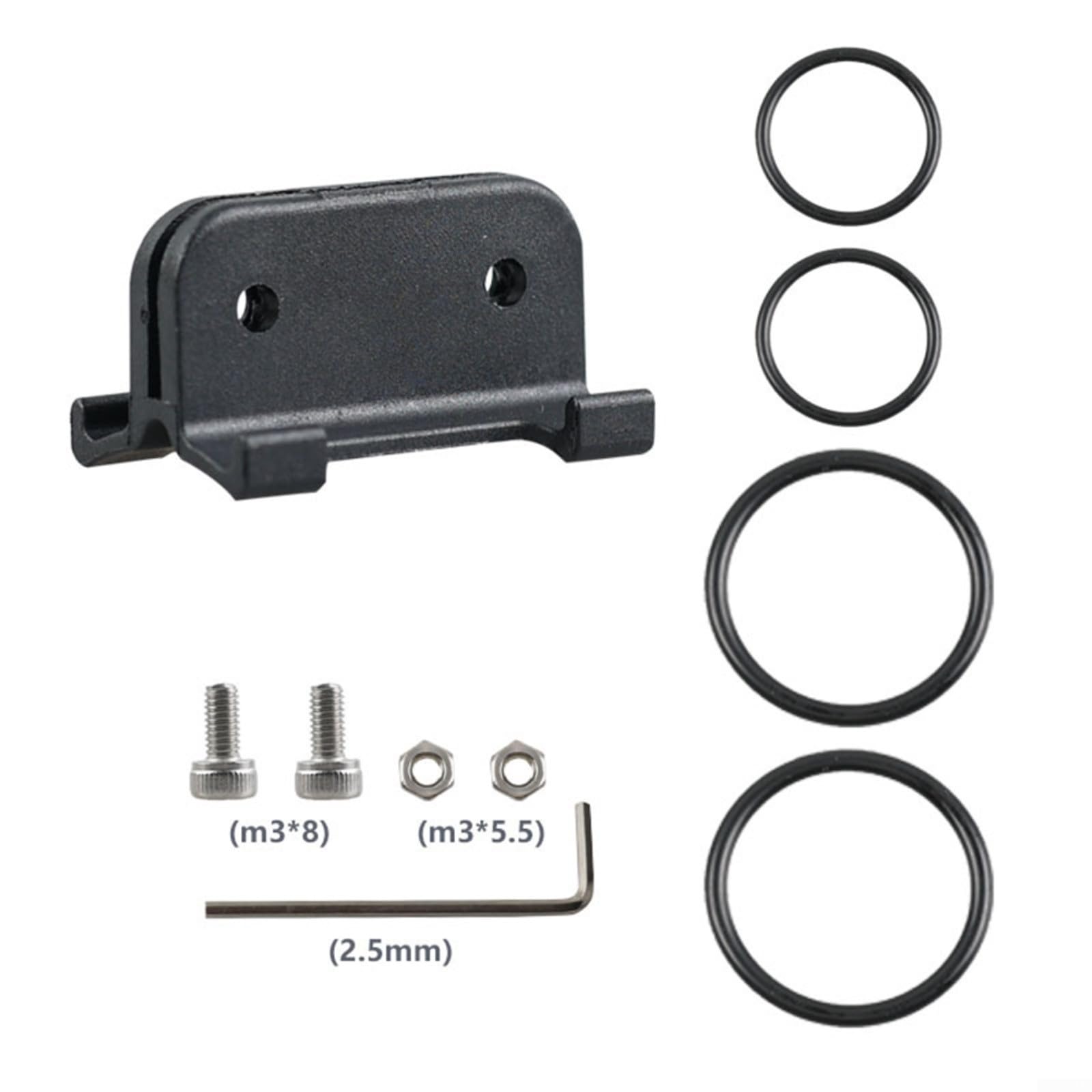 Oniissy Rennrad Kennzeichenhalter Kartenhalterung Sattelstütze Fahrrad - Strapazierfähiges PVC-Material für sichere und stilvolle Befestigung (A) von Oniissy