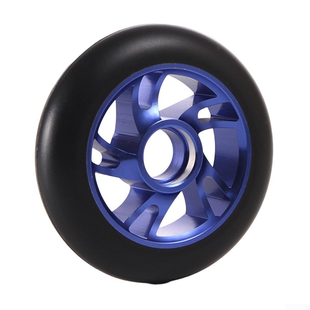 Pro Scooter-Räder, 100 mm, passend für Roller, Alloy Series Pro Stunt-Scooter-Rad, Ersatz-Räder, Stunt-Scooter-Rad (blau) von Oniissy