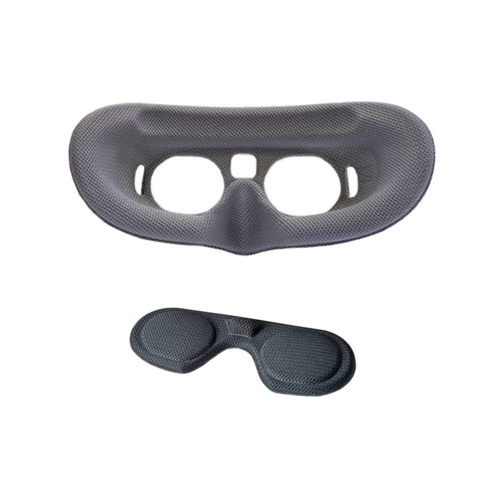 Onseuk Kompatibel mit DJI AVATA Goggles 2 Foam Pad Sponge Comfortable Eye Mask Drone Goggles Zubehör (Grau+Schutzhülle) von Onseuk