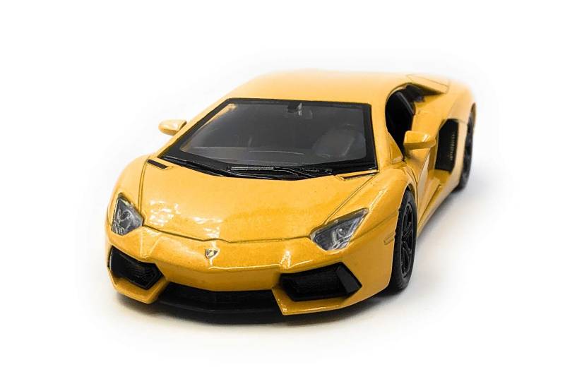 Onwomania Modellauto Aventador Sportwagen Zufällige Farbe! Auto Maßstab 1:34-39 (lizensiert) von Onwomania