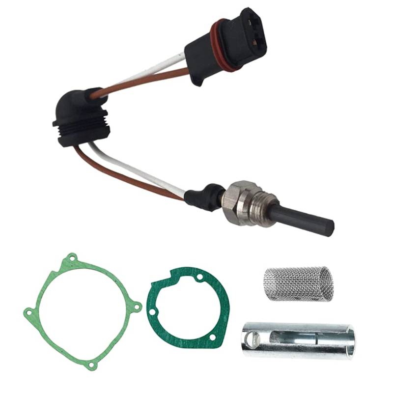 Standheizung Reparatursatz, 252069011300 Luft-Diesel-Heizkerzen-Service-Kit mit 12-V-Heizkerzen-Heizungs-Glühstift, Dichtung und Glühkerzen-Ausbauwerkzeug von Opaltool