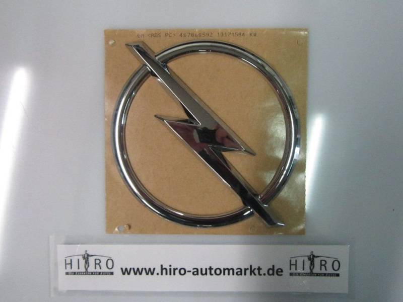 Emblem Logo Blitz Opel Astra H Caravan Heckklappe 129635 / 93182916 von Opel