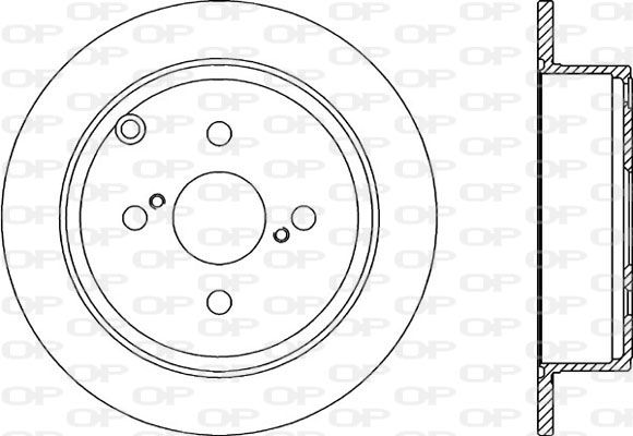 Bremsscheibe Hinterachse Open Parts BDA2169.10 von Open Parts