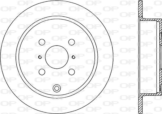 Bremsscheibe Hinterachse Open Parts BDA2312.10 von Open Parts