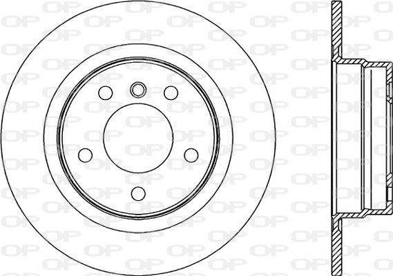 Bremsscheibe Hinterachse Open Parts BDA2335.10 von Open Parts