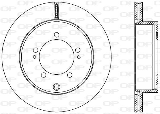 Bremsscheibe Hinterachse Open Parts BDA2360.20 von Open Parts