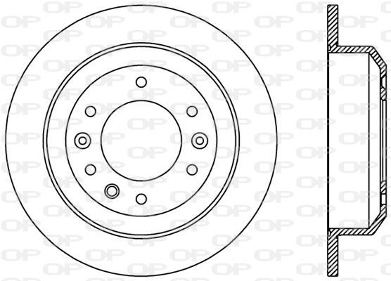 Bremsscheibe Hinterachse Open Parts BDA2372.10 von Open Parts