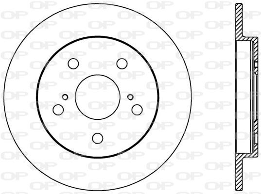 Bremsscheibe Hinterachse Open Parts BDA2397.10 von Open Parts