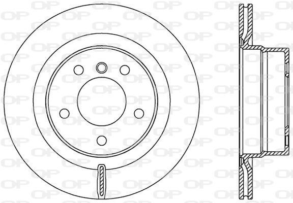 Bremsscheibe Hinterachse Open Parts BDA2532.20 von Open Parts