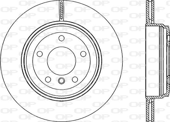 Bremsscheibe Hinterachse Open Parts BDR2199.20 von Open Parts