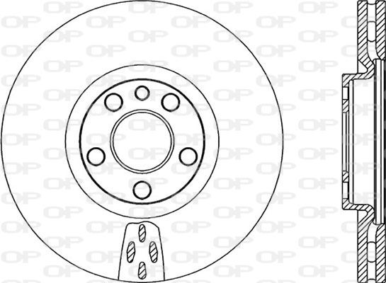 Bremsscheibe Open Parts BDR2052.20 von Open Parts