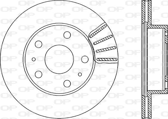 Bremsscheibe Vorderachse Open Parts BDA1152.20 von Open Parts