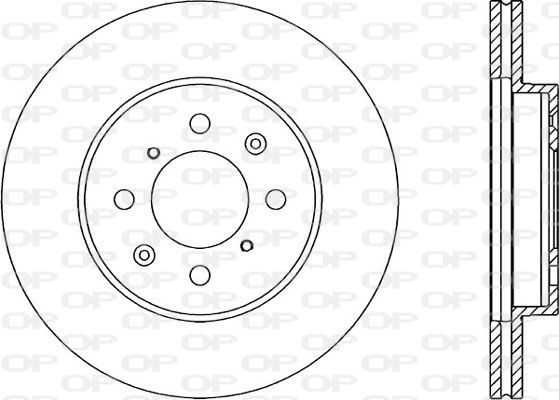 Bremsscheibe Vorderachse Open Parts BDA1215.20 von Open Parts