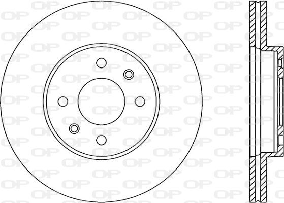 Bremsscheibe Vorderachse Open Parts BDA1464.20 von Open Parts