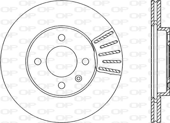 Bremsscheibe Vorderachse Open Parts BDA1579.20 von Open Parts