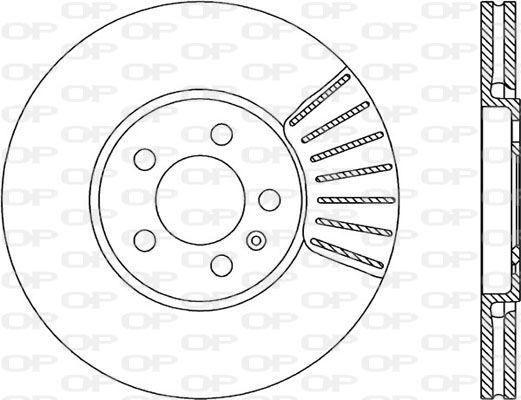 Bremsscheibe Vorderachse Open Parts BDA1591.20 von Open Parts