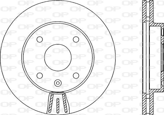 Bremsscheibe Vorderachse Open Parts BDA2144.20 von Open Parts