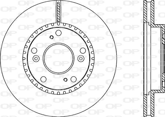 Bremsscheibe Vorderachse Open Parts BDA2274.20 von Open Parts