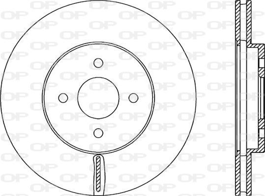 Bremsscheibe Vorderachse Open Parts BDA2306.20 von Open Parts