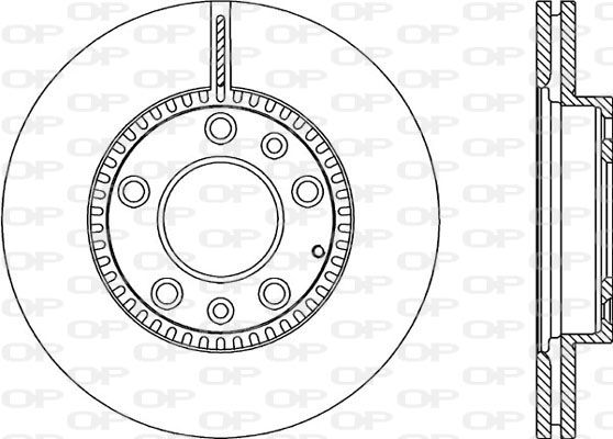 Bremsscheibe Vorderachse Open Parts BDA2356.20 von Open Parts