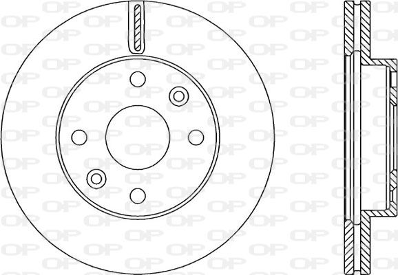 Bremsscheibe Vorderachse Open Parts BDA2359.20 von Open Parts