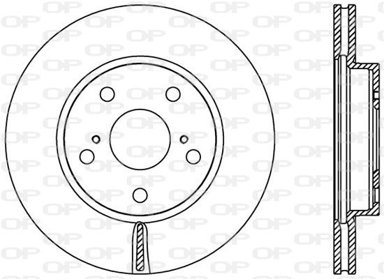 Bremsscheibe Vorderachse Open Parts BDA2423.20 von Open Parts