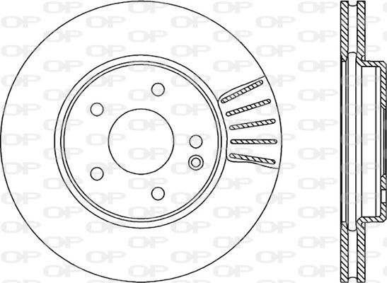 Bremsscheibe Vorderachse Open Parts BDR1314.20 von Open Parts