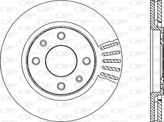 Bremsscheibe Vorderachse Open Parts BDR1714.20 von Open Parts