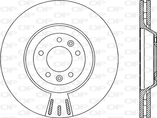 Bremsscheibe Vorderachse Open Parts BDR2159.20 von Open Parts