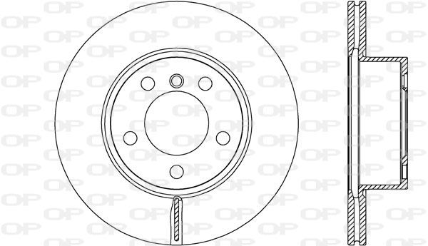 Bremsscheibe Vorderachse Open Parts BDR2622.20 von Open Parts