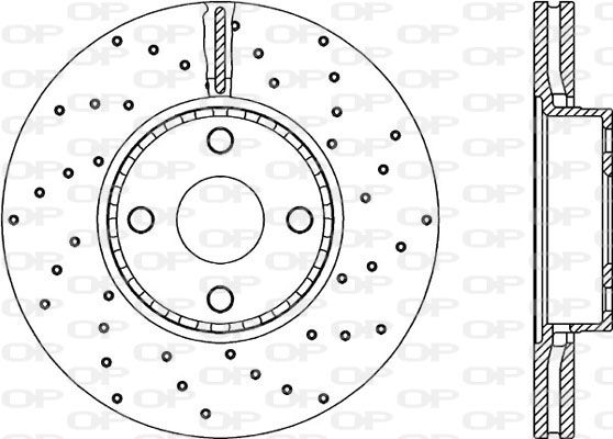 Bremsscheibe Vorderachse Open Parts BDRS2155.25 von Open Parts