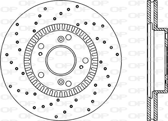 Bremsscheibe Vorderachse Open Parts BDRS2162.25 von Open Parts