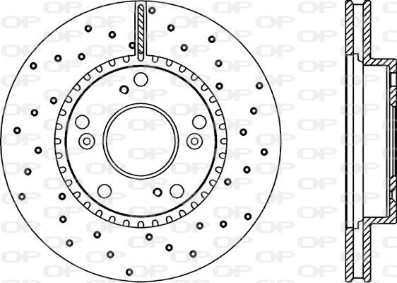 Bremsscheibe Vorderachse Open Parts BDRS2274.25 von Open Parts