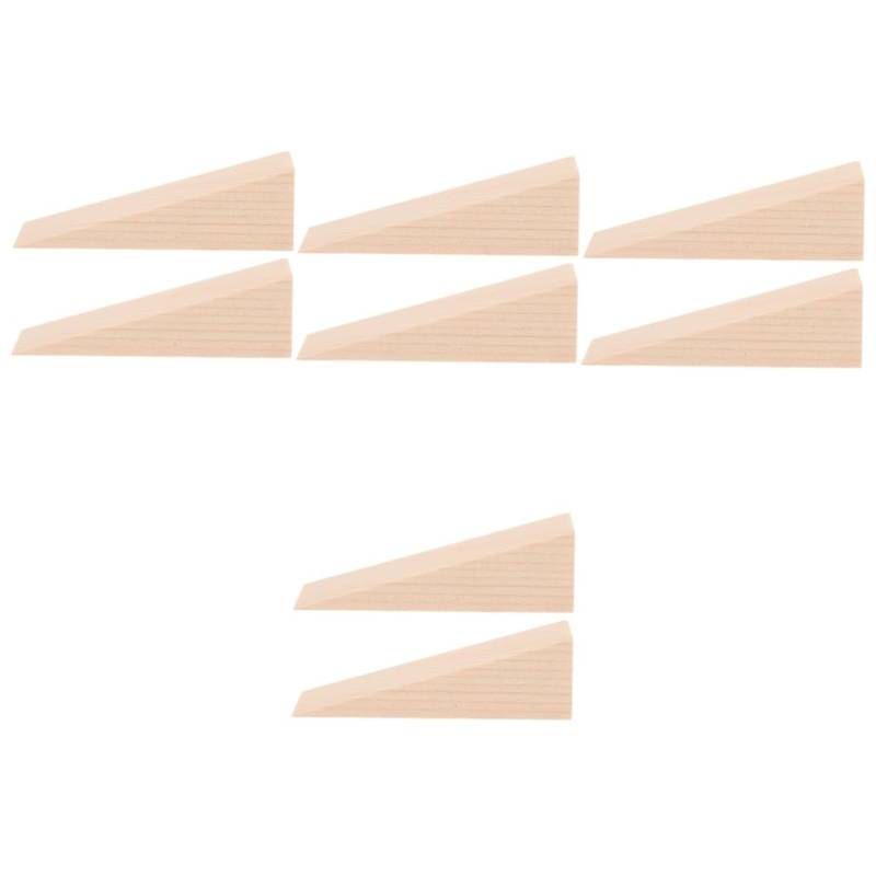 Operitacx 8 Stk Türstopper aus Holz bodentürstopper door wedge riegelschloss tür riegel torverriegelung näher Jumbo selbstklebender Türstopper Sicherheitstürstopper Wandschutztürstoßstange von Operitacx