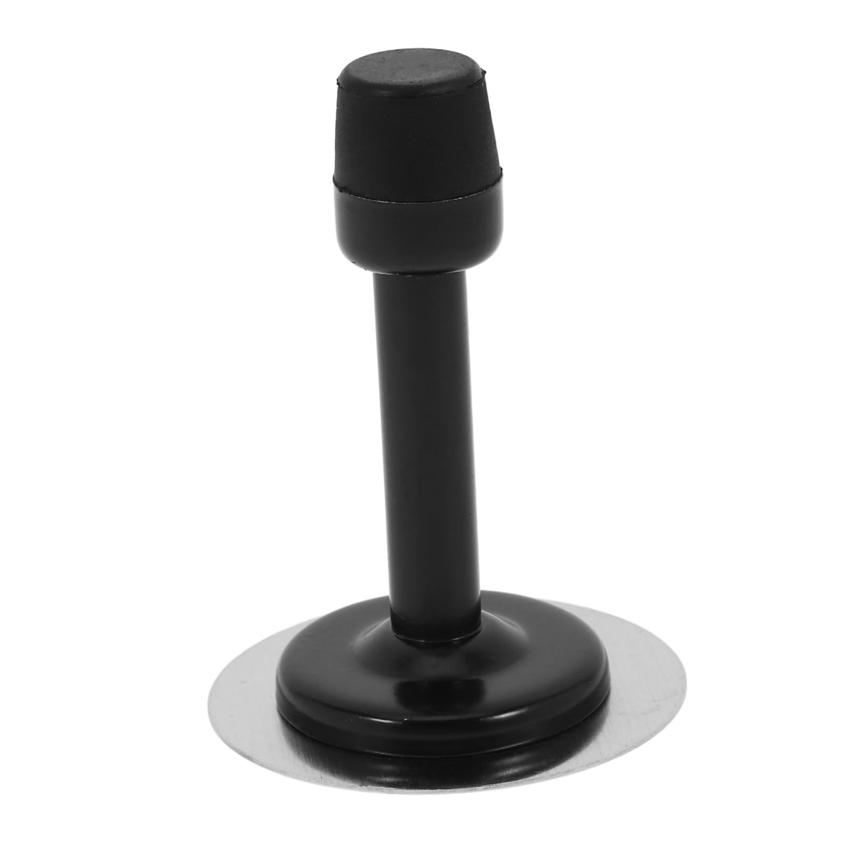 Operitacx Anti-Kollisions-Türstopper Türstopper aufkleben Türstopper Wand Türstopper für die Türoberseite Wandtürstopper Türstopper aus Gummi tragbarer Türstopper Rostfreier Stahl Black von Operitacx