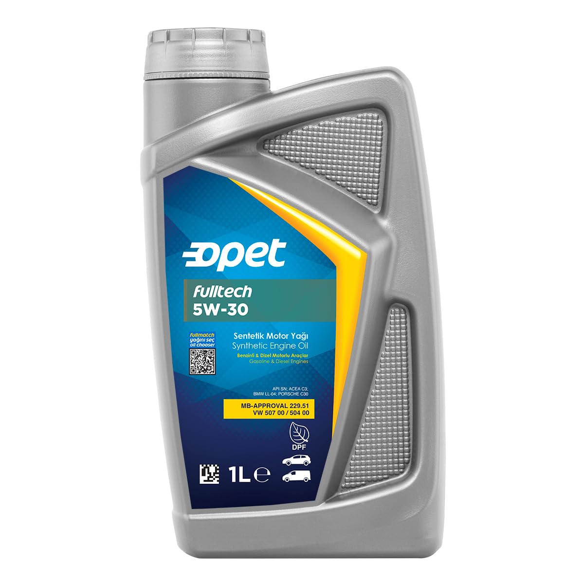 Opet Fulltech 5W-30 Motoröl (1 Liter) VW 507 00/504 00 von Opet