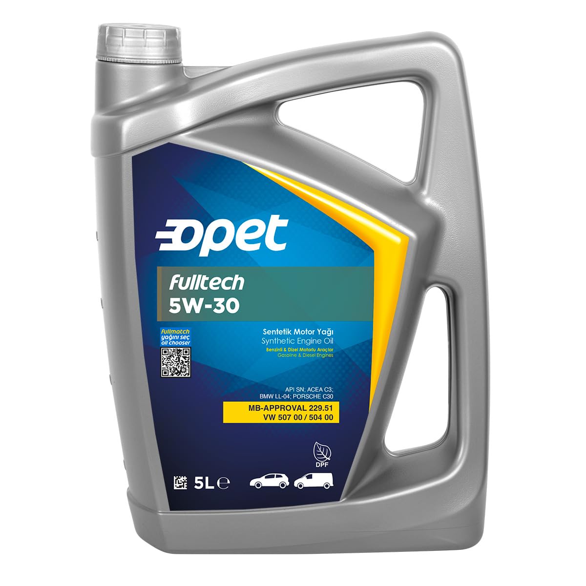 Opet Fulltech 5W-30 Motoröl (5 Liter) von Opet