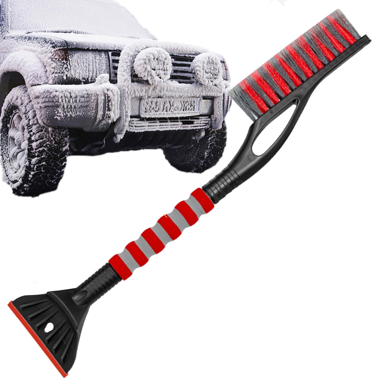 Auto Schneebürste, Schneeschaber für Auto Schneebürste Borsten Anti-Kratzer Bürste Auto außen Zubehör Winter Auto Schneeschaber Bürsten für Auto SUV von Opilroyn