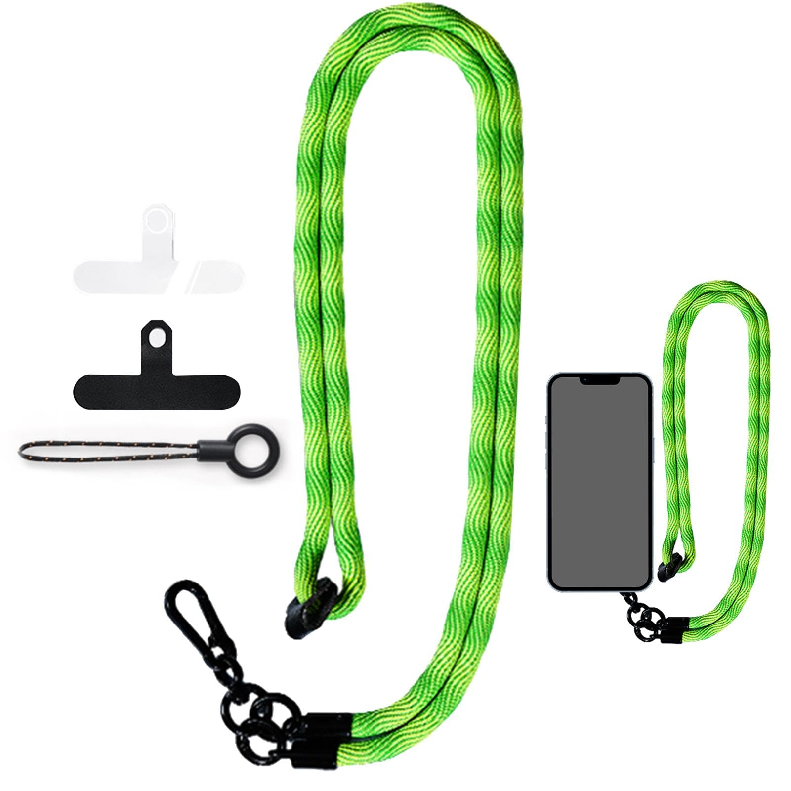 Handy-Lanyard, Handy-Umhängegurt | Anti-verlorenes Handy-Umhängeband, Handy-Umhängeband,Smartphone-Lanyard-Schulterhalsgurt für 4-6,7-Zoll-Full-Cover-Telefonhülle von Opilroyn