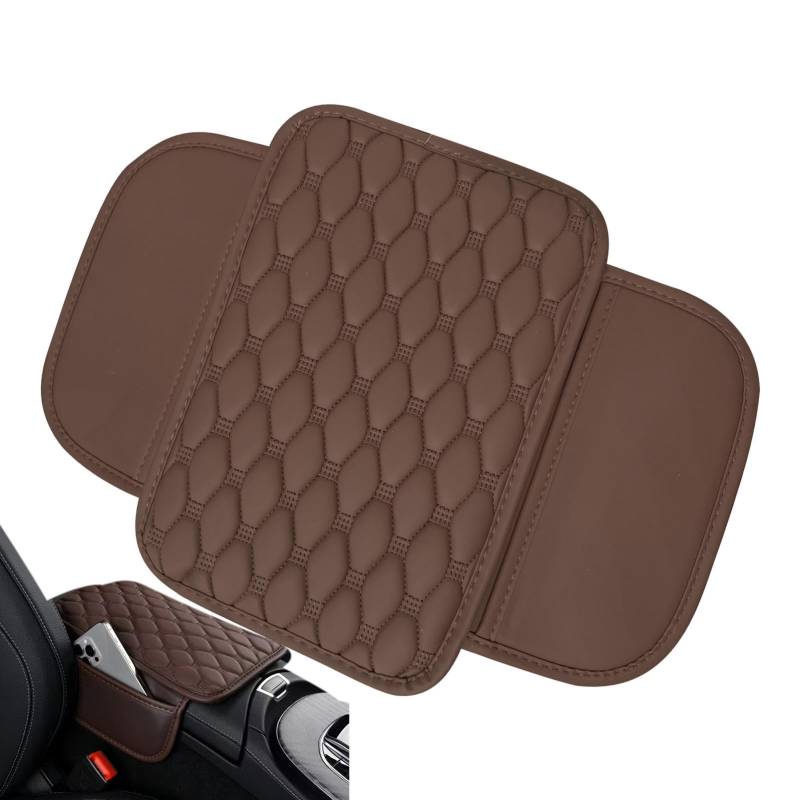 Mittelkonsole Armlehne Pad | Auto Mittelkonsole Pad mit Seitentaschen - Auto Armlehne Box Pad für SUV LKW Fahrzeug Auto Innenraum Zubehör von Opilroyn