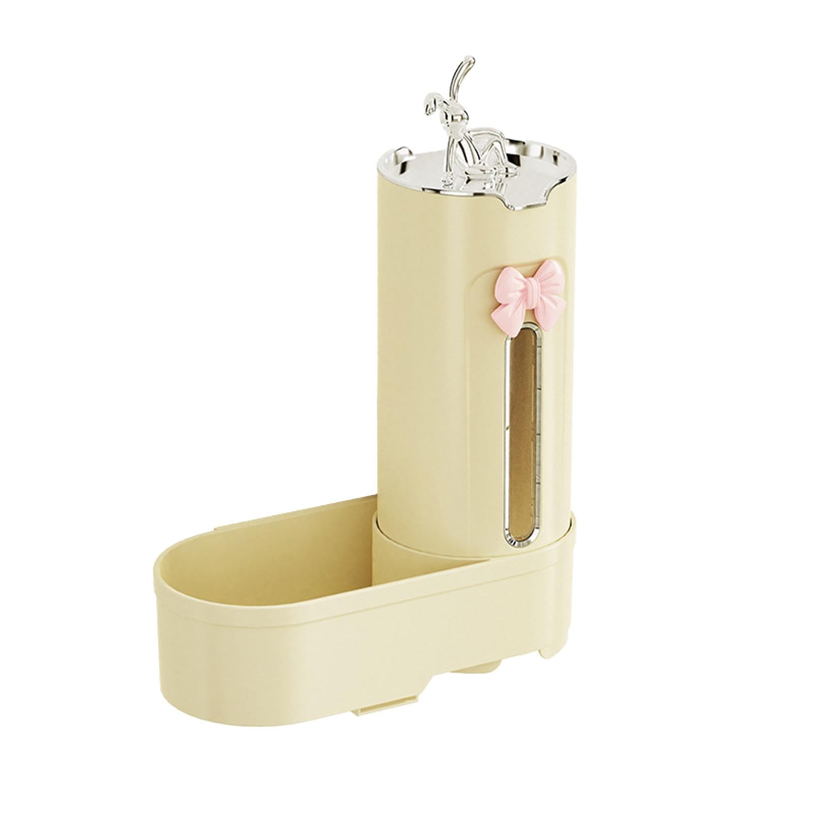 Wasserkühler-Becherspender, Wasserspender-Becherhalter,Wandmontierter Mundspülbecherspender | Selbstklebender schwebender Pappbecherspender, Pull-Type-Becherhalter-Organizer für Badezimmer, Pausenraum von Opilroyn