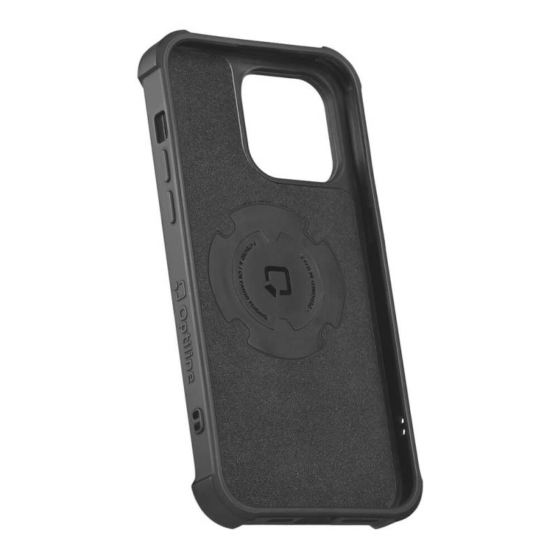 Optiline 91822 Mag Case, spezifische Hülle mit DuoLock-Befestigung und integriertem Magnetring - iPhone 13 Pro Max von Optiline