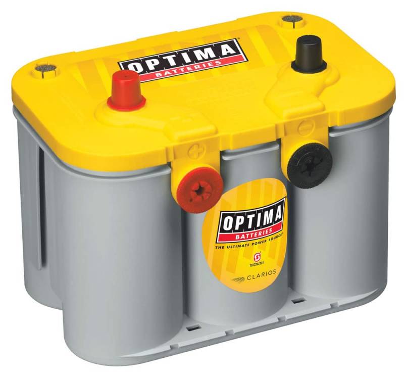 Optima Yellow Top YT U 4,2 BCI D34/78 12V 55AH Batterie, 25.4 x 17.5 x 20 cm von Optima