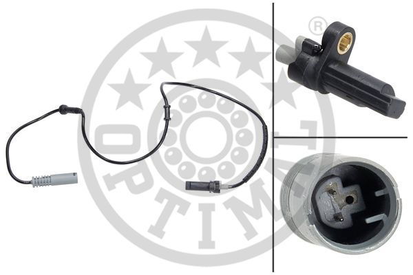 Sensor, Raddrehzahl Hinterachse Optimal 06-S074 von Optimal