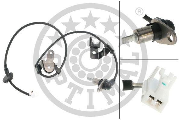 Sensor, Raddrehzahl Hinterachse links Optimal 06-S095 von Optimal