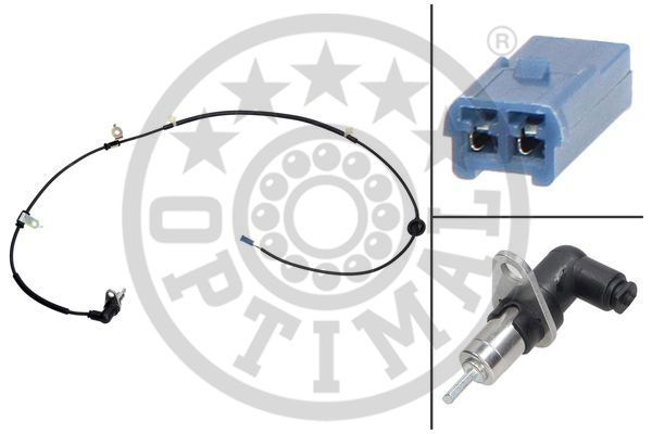 Sensor, Raddrehzahl Hinterachse links Optimal 06-S458 von Optimal