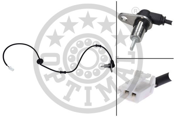 Sensor, Raddrehzahl Hinterachse rechts Optimal 06-S094 von Optimal