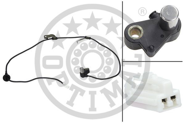 Sensor, Raddrehzahl Hinterachse rechts Optimal 06-S096 von Optimal